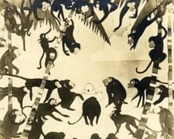 Постер аниме Вздорные истории: Обезьяний остров